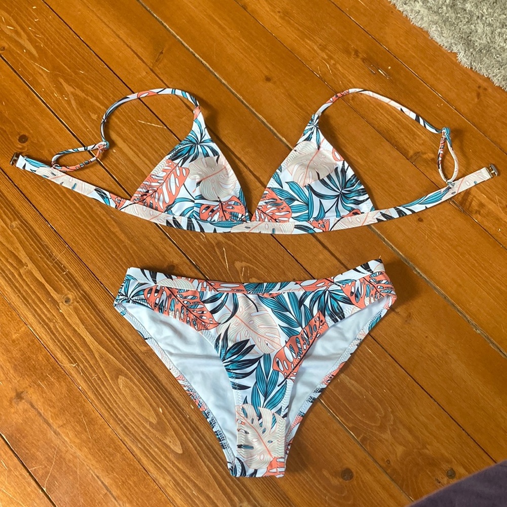 Beach sissy, two piece bikini